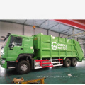 heavy duty sanitation HOWO 6x4 371 hp 28 cbm compression garbage truck